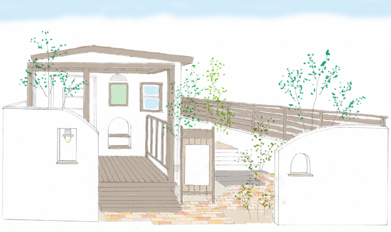 小屋を雑貨屋として活用